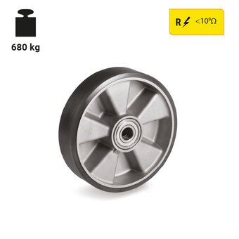 TR-65ESD-W-Roues en polyuréthane ESD TR